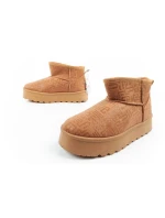 Lee Cooper snehové topánky ženy zimné módne kožušiny zateplené topánky hnedé ženy