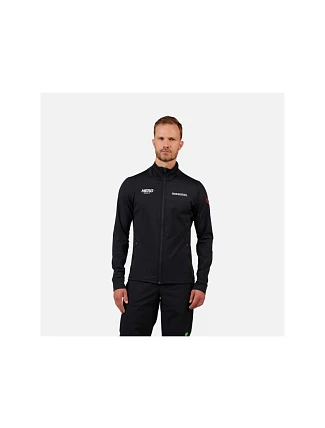Pánska mikina ROSSIGNOL Hero Mid Layer Stretch Jkt, čierna Pánska mikina ROSSIGNOL Hero Mid Layer Stretch Jkt, čierna