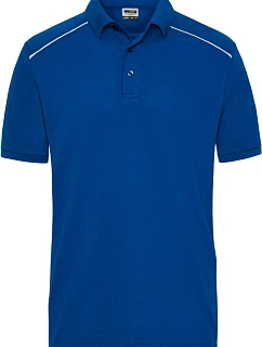 Daiber JN 892 Pánske pracovné polo tričko z piké „Solid“ 02.0892 tmavomodrá