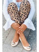 Damskie Pachnące Baleriny Z Sercem ZAXY NN285009 Jasnobeżowe