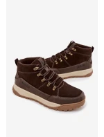 Zamszowe Buty Trekkingowe Męskie Big Star SS174263 Brązowe Zamszowe Buty Trekkingowe Męskie Big Star SS174263 Brązowe