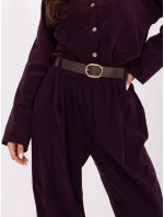 IT nohavice SP 258009.83 tmavo fialové