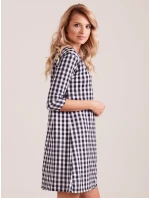 Šaty EN SK 4335.08 čierna a biela