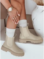 LUXIBOOTS dámske čižmy na platforme béžové FashionStreet ZY0487
