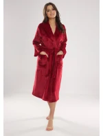 Dlhý dámsky župan s golierom De Lafense 628 Abigail Dlhý dámsky župan s golierom De Lafense 628 Abigail