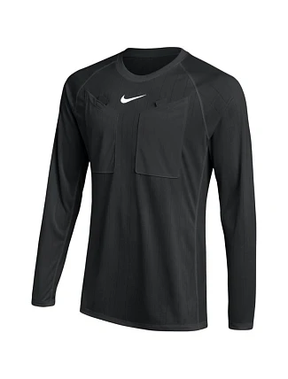 Pánske tričko Nike Dri-FIT Referee III s dlhým rukávom, čierne, HV8326 010, 2XL Pánske tričko Nike Dri-FIT Referee III s dlhým rukávom, čierne, HV8326 010, 2XL