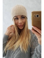 Tenká čiapka Veronica K249 béžová