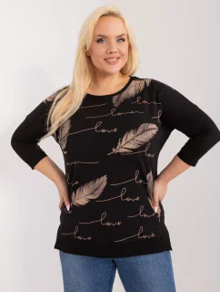 Blúzka RV BZ 9433.81 čierna farba