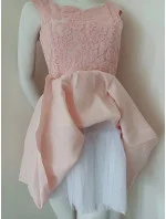 Dámske večerné šaty BI-2141 ružové - Bicotone