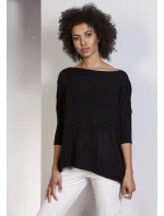 Dámsky sveter Swe114 čierny - Lanti