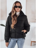 Dámska prešívaná zimná bunda s kapucňou čierna FashionStreet TY5064 Dámska prešívaná zimná bunda s kapucňou čierna FashionStreet TY5064