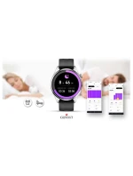 GIEWONT Vertex SmartCall GW450-4 Silver/Carbon Silicone Smartwatch