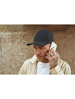 Flexfit 180 6-panelová čiapka s šiltom „Delta“ 55.0180 strieborná Flexfit 180 6-panelová čiapka s šiltom „Delta“ 55.0180 strieborná