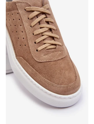 Pánska semišová športová obuv Zazoo 1544 beige Pánska semišová športová obuv Zazoo 1544 beige