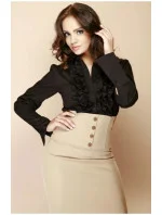 Dámska košeľa M012 - fígľov