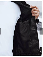 Pánska kožená bunda 11Z8151 black - FashionStreet Pánska kožená bunda 11Z8151 black - FashionStreet