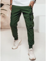 Pánske zelené nohavice FashionStreet UX4467