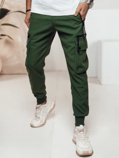 Pánske zelené nohavice FashionStreet UX4467