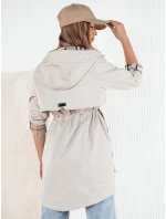 Dámska prechodná bunda VERDU ecru FashionStreet TY4228 Dámska prechodná bunda VERDU ecru FashionStreet TY4228