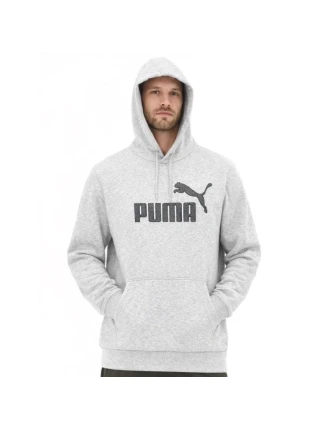 Puma športová klokanka s kapucňou pánska šedá módna bavlna pánska