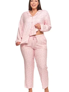 Dámske pyžamo PDD6800-002 ružové - Moraj