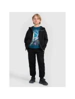 Chlapčenská mikina s kapucňou 4F 4FJRAW25TSWSM2346-20S