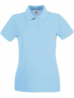 Fruit of the Loom Lady-Fit Premium Polo Dámske piké polo tričko 16.3030 sky blue Fruit of the Loom Lady-Fit Premium Polo Dámske piké polo tričko 16.3030 sky blue