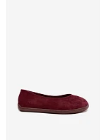Dámske balerínky typu barefoot v bordovej farbe Hollin Dámske balerínky typu barefoot v bordovej farbe Hollin