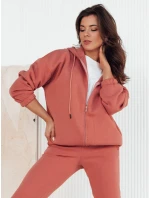 Dámsky teplákový komplet AMILIA PREMIUM peach FashionStreet AY0776