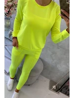 Tepláková súprava žltá neónová