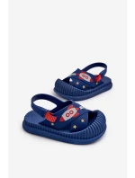Ľahké detské šľapky s motívom psa Navy Blue Rico Ľahké detské šľapky s motívom psa Navy Blue Rico