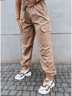 Dámske padákové nohavice ALBUS béžové FashionStreet UY1678 Dámske padákové nohavice ALBUS béžové FashionStreet UY1678