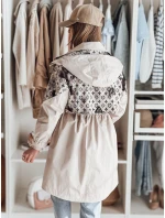 Dámska prechodná bunda FERIPARKA béžová FashionStreet TY4874
