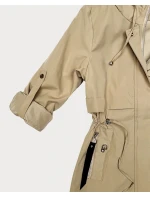 Dámska ľahká parka s pieskovou podšívkou Goodlookin (KK60407-2#)