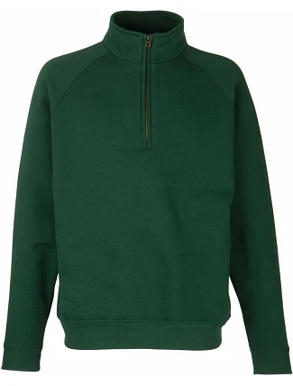 Fruit of the Loom Premium Zip Neck Sweat Mikina s 1/4 zipsom 16.2032 fľaškovozelená Fruit of the Loom Premium Zip Neck Sweat Mikina s 1/4 zipsom 16.2032 fľaškovozelená