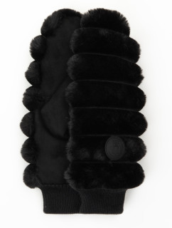Rukavice Monnari s kožušinou čierne