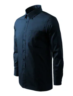 Štýl LS pánska košeľa tmavomodrá