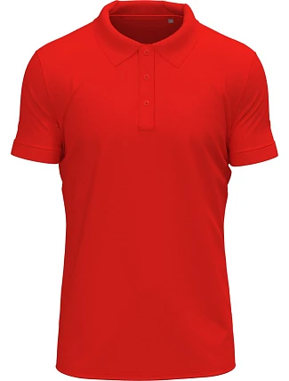 Stedman Stretch Polo – Pánske elastické polo tričko z hrubej bavlny 05.9640, šarlátovo červené Stedman Stretch Polo – Pánske elastické polo tričko z hrubej bavlny 05.9640, šarlátovo červené