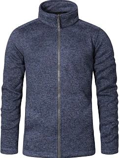 Promodoro 7720 Pánska pletená fleecová bunda 40.7720 heather blue