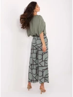 Nohavice D73771M62237G pistáciové