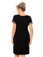Nočná košeľa Hana Plus Black - Donna