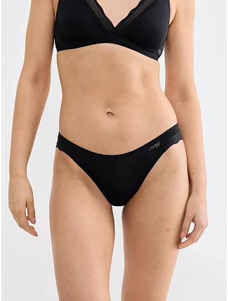 Dámske nohavičky GO Blush High Leg 2P Black čierne – SLOGGI Dámske nohavičky GO Blush High Leg 2P Black čierne – SLOGGI