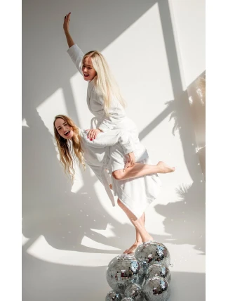 De Lafense 709 Manuela froté župan pre ženy M-2XL De Lafense 709 Manuela froté župan pre ženy M-2XL