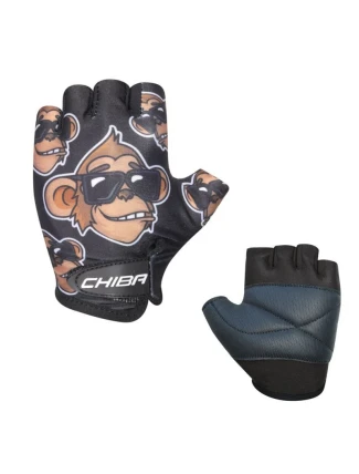 Rukavice CHIBA COOL KIDS black monkey XS Rukavice CHIBA COOL KIDS black monkey XS