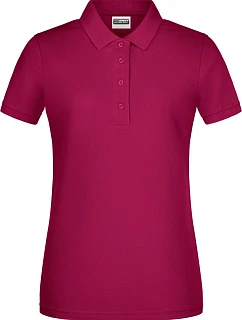 Daiber 8009 Dámske polo tričko z bio bavlny 02.8009 wine
