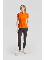 Fruit of the Loom Lady-Fit Premium Polo Dámske piqué polo 16.3030 červené Fruit of the Loom Lady-Fit Premium Polo Dámske piqué polo 16.3030 červené