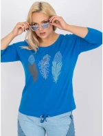 Blúzka RV BZ 0231.35X tmavomodrá