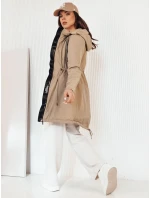 Dámska prechodná bunda VERCHA beige FashionStreet TY4261