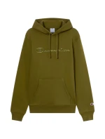 Pánska mikina Champion s kapucňou olivová 220271 GS585 pánske Pánska mikina Champion s kapucňou olivová 220271 GS585 pánske