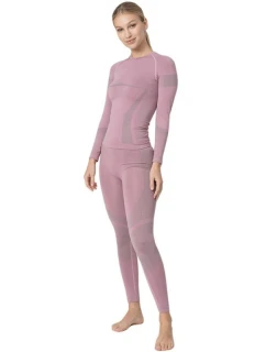 4F termo legíny svetloružové W H4Z22 BIDB030D 53S dámske